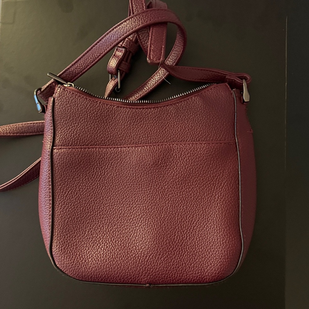 A New Day Womens Maroon Red Purse Shouldber Bag - Picture 3 of 7